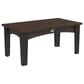 Amish Orchard Island Coffee Table in Brazilian Walnut and Black, , large