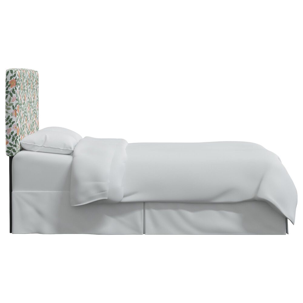 Rifle Paper Co Crafted by Cloth and Company Elly Twin Headboard in Aviary Black/Cream, , large