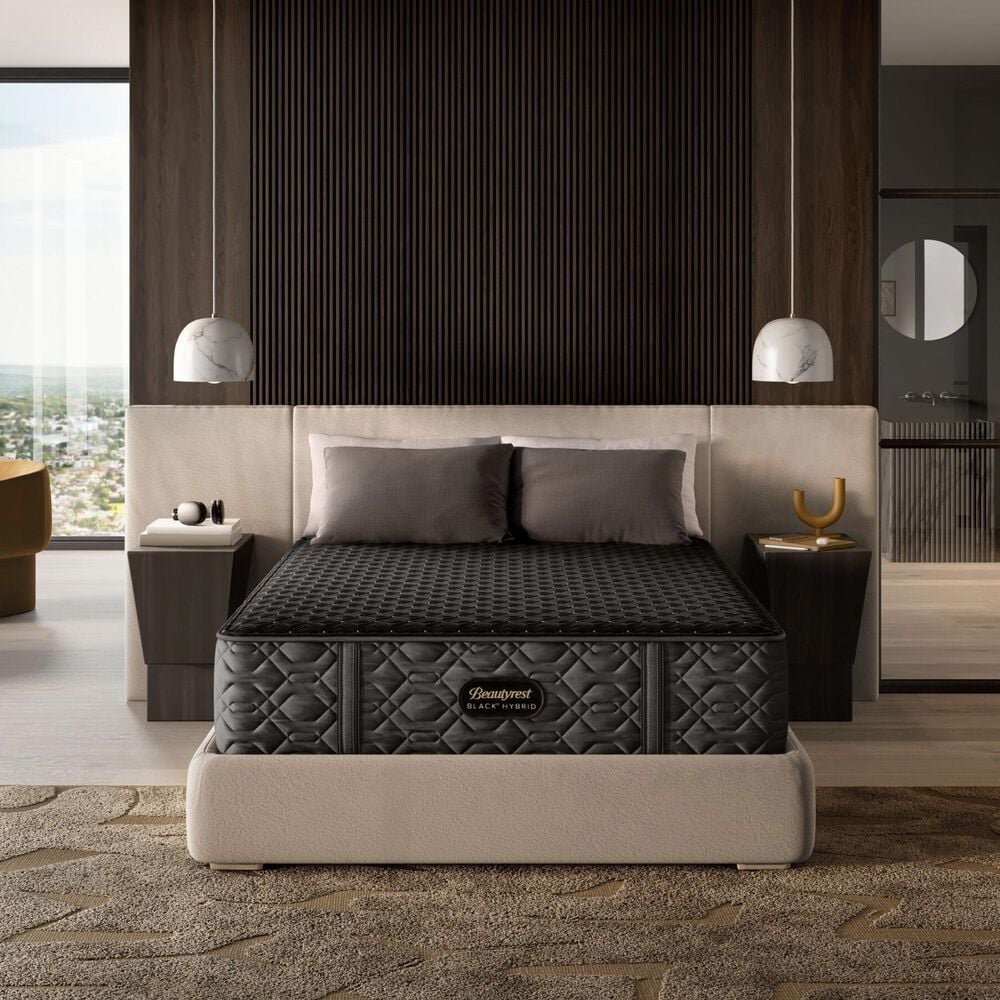 Simmons Company Black Hybrid Series Three Medium Pillow Top King Mattress, , large