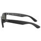 Rayban Glasses New Wayfarer Classic Sunglasses with G-15 Green Lenses in Matte Rubber Black, , large