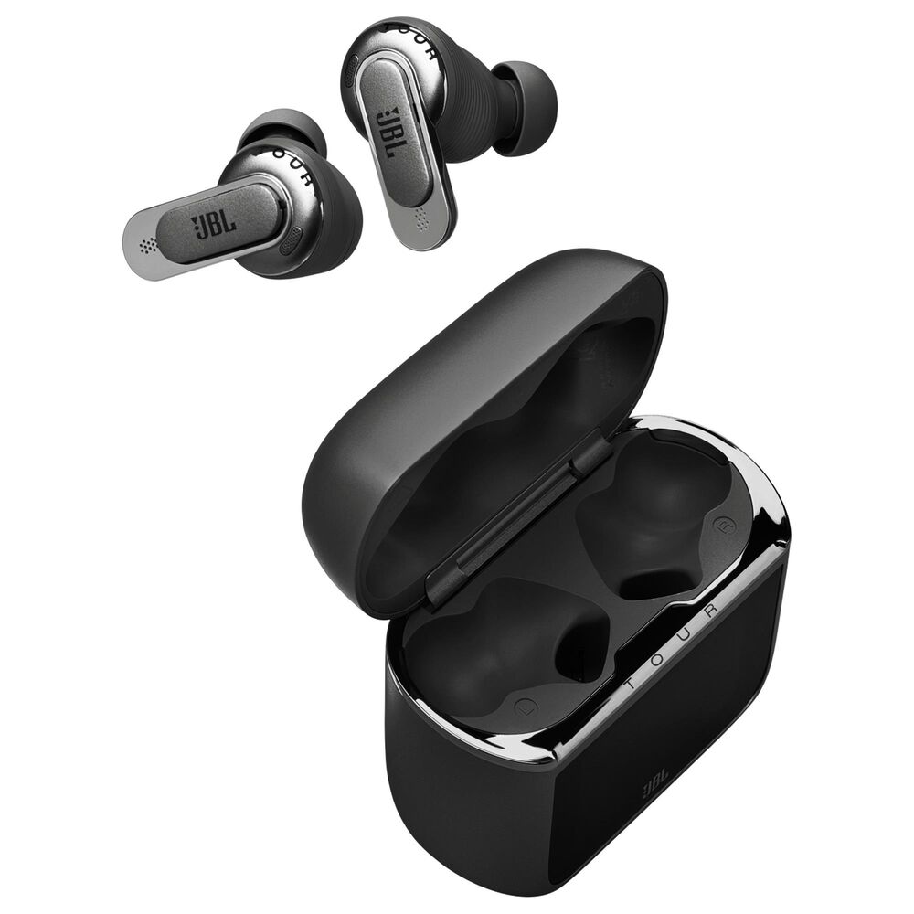 JBL Tour Pro 3 True Wireless Noise Cancelling Earbuds with Smart Charging Case in Black, , large
