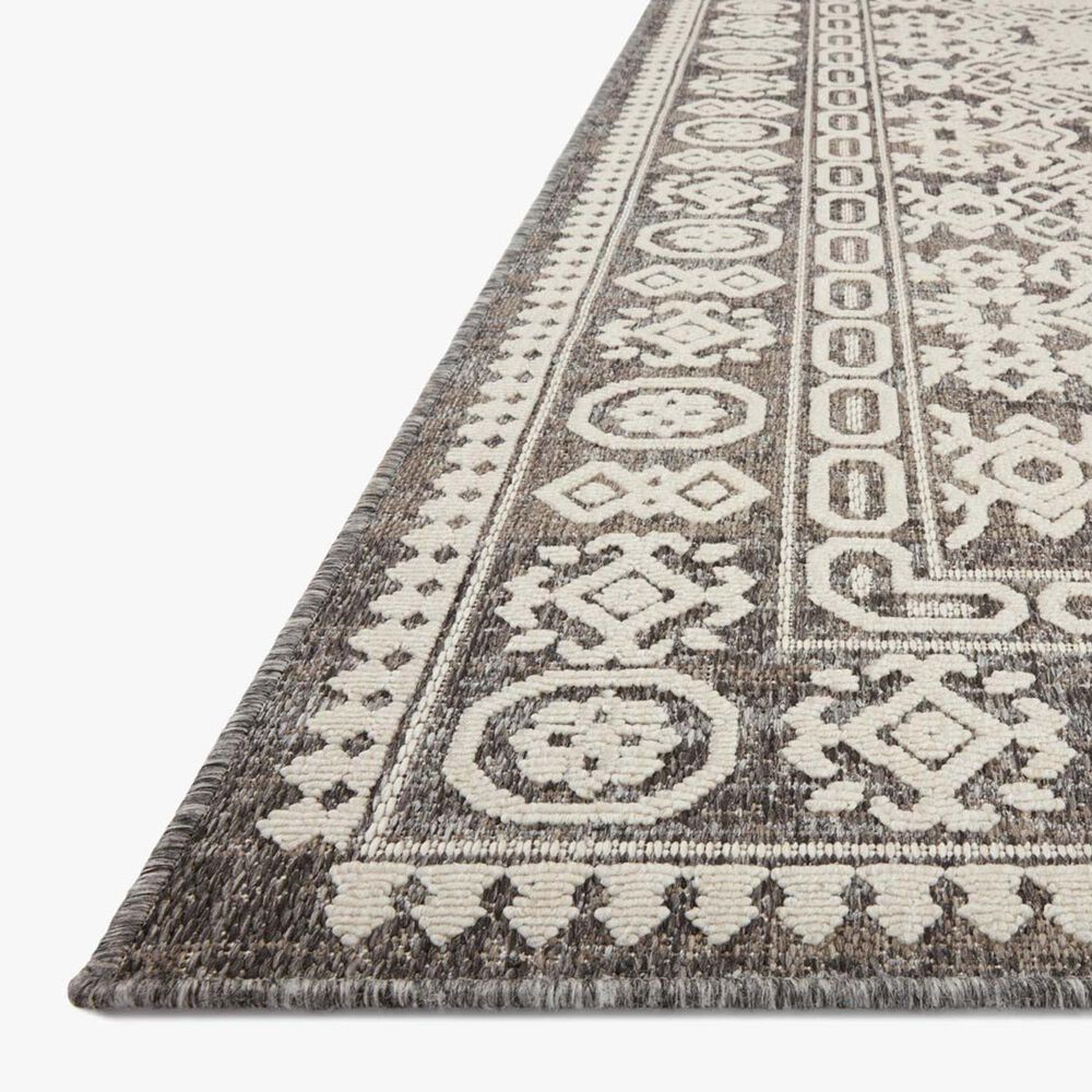 Loloi II Rainier 11&#39;6&quot; x 15&#39; Pebble and Ivory Indoor/Outdoor Area Performance Rug, , large