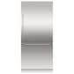 Fisher & Paykel 80" Right Hinge Door Panel for 36" Integrated Single Door Bottom Refrigerator in Stainless Steel, , large