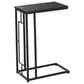 Maple and Jade C-Shaped End Table in Black and Dark Brown, , large