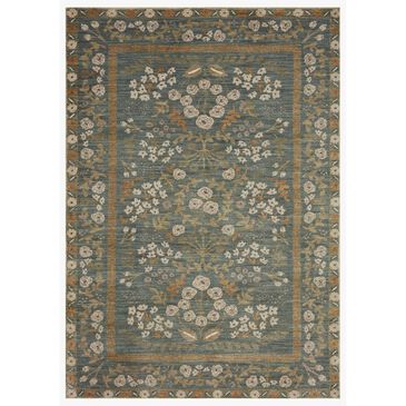 Rifle Paper Co. x Loloi Fiore FIO-01 3"2" Round Slate and Sage Area Rug, , large