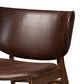 Baxton Studio Marcos Accent Chair in Dark Brown, , large