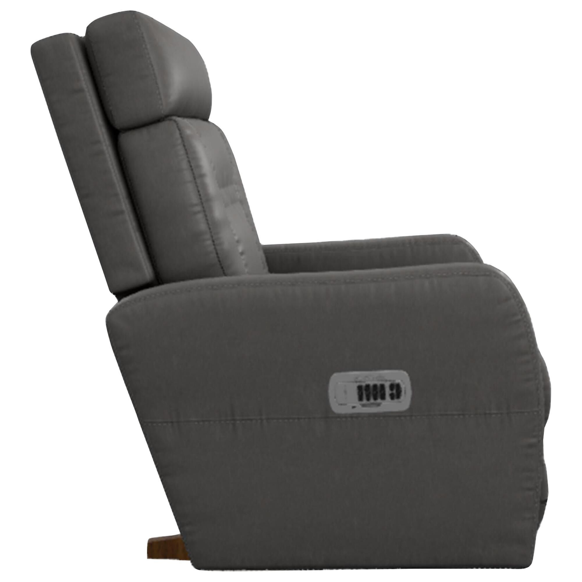 La-Z-Boy Lennon Power Rocker Recliner with Tall Base in Elite Charcoal