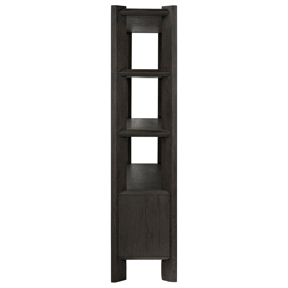Four Hands Bolton Orwin Wide Bookcase in Smoked Black Oak, , large