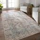 Jaipur Bequest Marquess 9" x 12" Citadel, Rainy Day, Otter, Forged Iron and Gray Mist Indoor/Outdoor Area Rug, , large