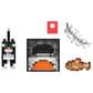 Mattel Minecraft Diamond Level Tuxedo Cat Action Figure, , large