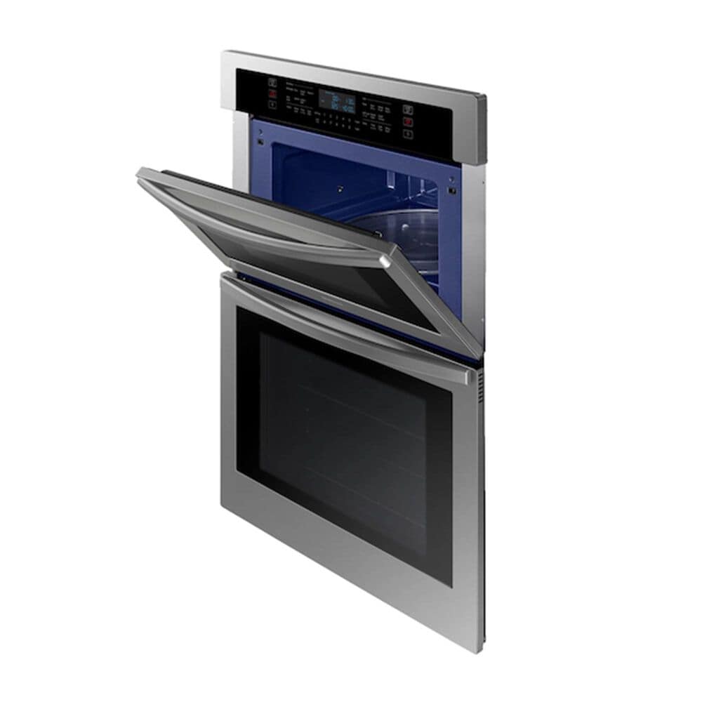Samsung 30&quot; Smart Electric Wall Oven with Microwave Combination in Stainless Steel, , large