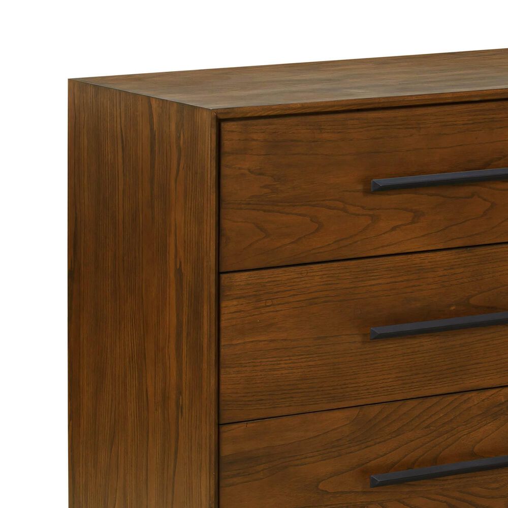 Tov Furniture Emery 6Drawer Dresser in Pecan NFM