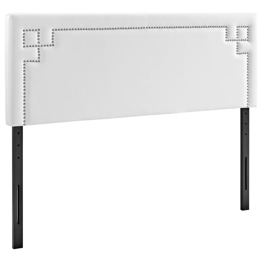 Modway Josie Upholstered Queen Headboard in White, , large