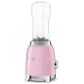 Smeg 2-Speed Personal Blender in Pastel Pink and Chrome, , large