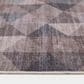 Central Oriental Rugease Velveteen Marlow Brown and Dark Grey 2"3" x 6" Runner, , large