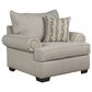 Northwestern Mallory Accent Chair in Chalk, , large