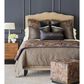 Eastern Accents Priscilla 21" x 37" King Pillow Sham in Wayland Cocoa and Edris Charcoal, , large