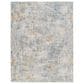 Surya Dresden DRE-2320 White, Medium Gray, Light Slate, Gray, Denim and Mustard 10" x 13"11" Area Rug, , large