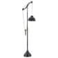 Maple and Jade Industrial Floor Lamp in Black and Copper, , large
