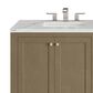 James Martin Vanities Chicago 72" Double Bathroom Vanity in Walnut Whisper with 3 cm Ethereal Noctis Quartz Top, Rectangular Sinks and FreePower Wireless Charger, , large