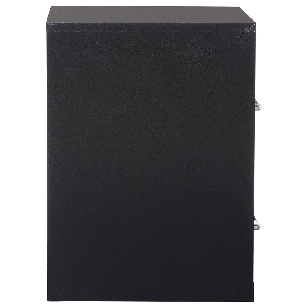 Valor Living 2-Drawer Locking Metal File Cabinet in Black, , large