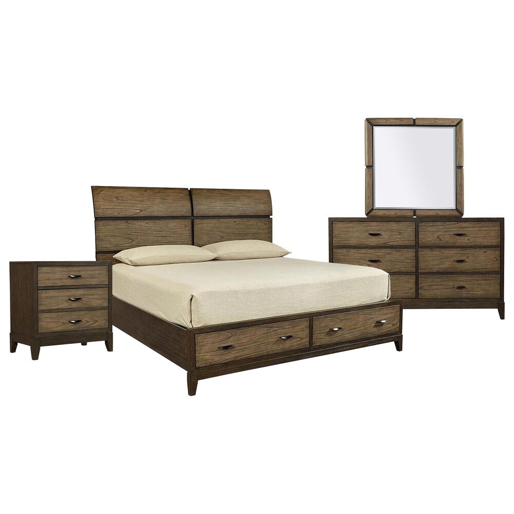 Riva Ridge Westlake 4 Piece King Bedroom Set in Portobello, , large
