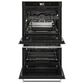 KitchenAid 30" Double Wall Oven in Black Stainless Steel, , large