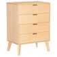 Linon Home Decor Reid 4-Drawer Chest in Natural, , large
