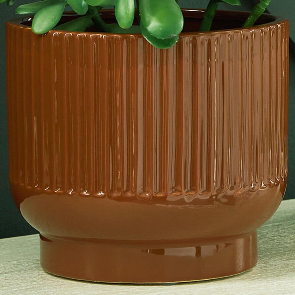 Ashley Avalyah 7.88" Vase in Burnt Umber, , large