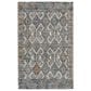 Feizy Arazad 8" x 11" Black and Tangerine Area Rug, , large