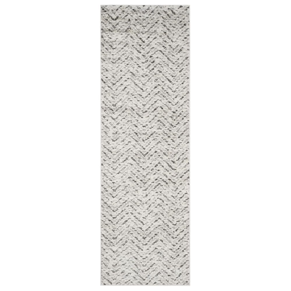 Safavieh Adirondack ADR104N-210 2&#39;6&quot; x 10&#39; Ivory/Charcoal Runner, , large