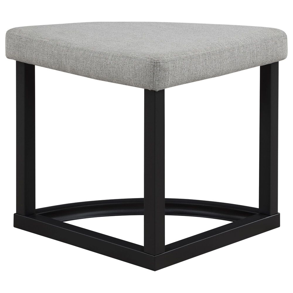 Steve Silver Furniture Magnolia Nesting Coffee Table with 4 Stools in Sand and Black, , large