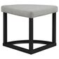 Steve Silver Furniture Magnolia Nesting Coffee Table with 4 Stools in Sand and Black, , large