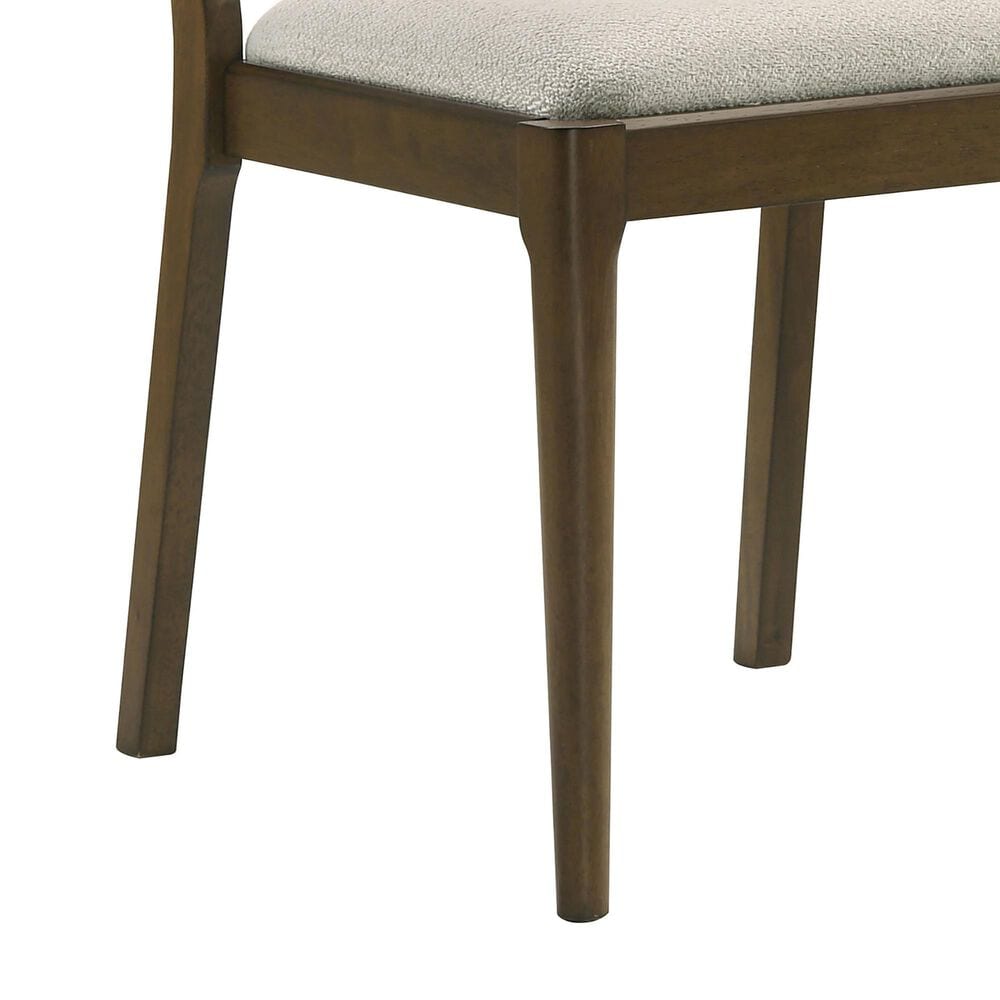 Coaster Ottowa Wood and Upholstered Dining Side Chair in Brown, , large