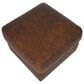 Softline Carusso Leather Ottoman in Whiskey, , large