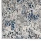 Radici USA Livigno Floral 2"2" x 7"7" Blue Area Rug, , large