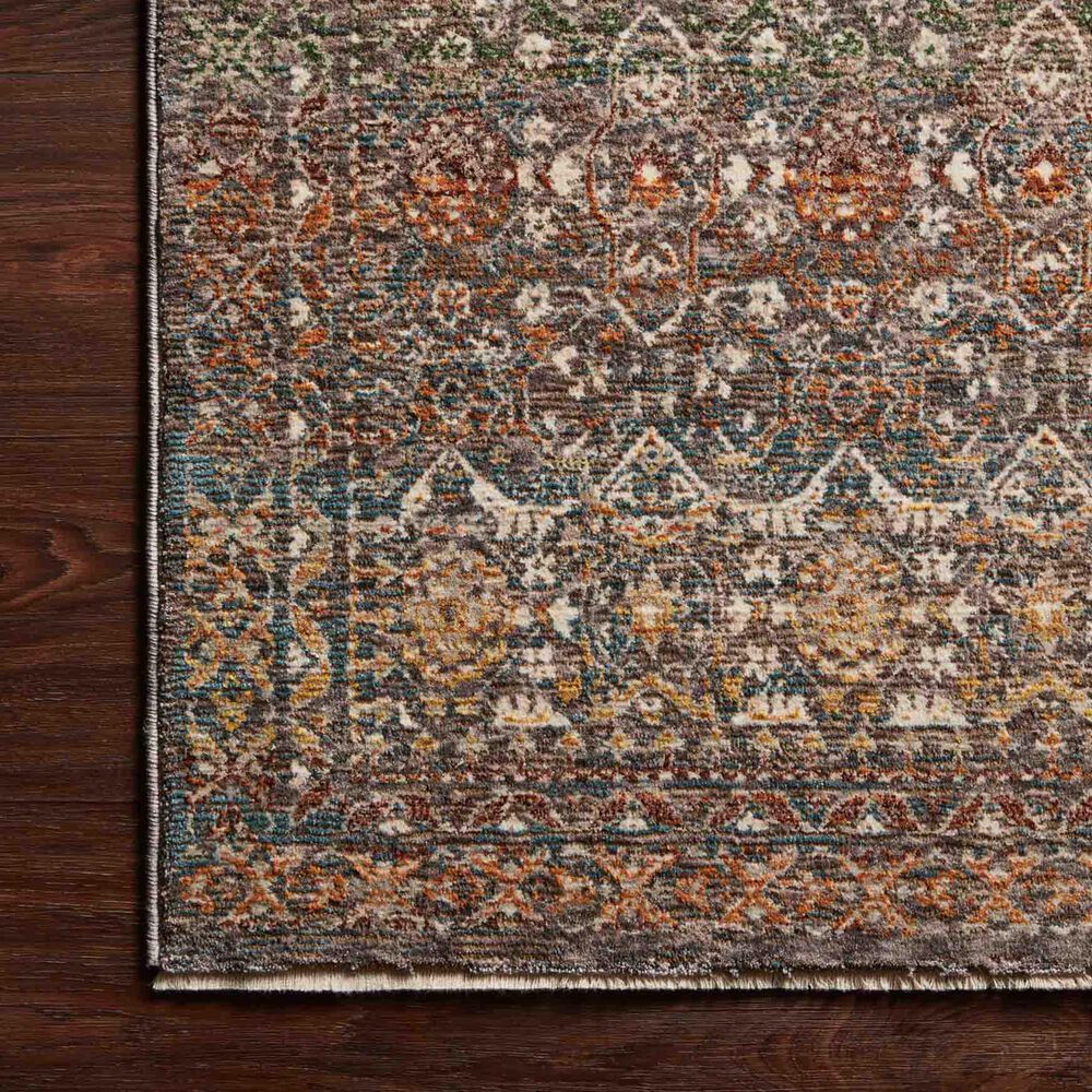 Loloi Lourdes 2&#39;7&quot; x 7&#39;9&quot; Stone and Multicolor Runner, , large