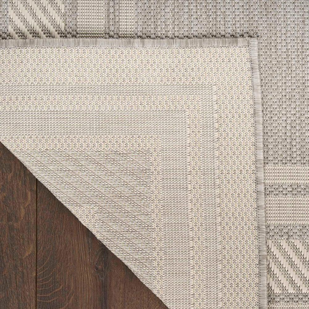Nourison Horizon HOZ03 Grey 8&#39; x 10&#39; Indoor/Outdoor Area Rug, , large