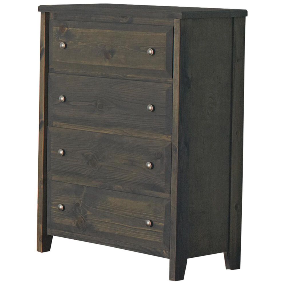 Pacific Landing Wrangle Hill 4 Drawer Chest in Gun Smoke, , large