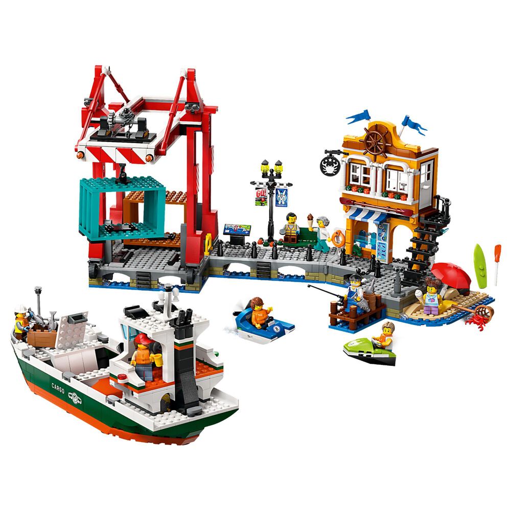 LEGO City Seaside Harbor with Cargo Ship, , large