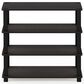 HOMLUX 4-Tier Shoe Rack in Espresso and Black, , large