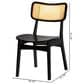 Baxton Studio Tafari Side Chair in Dark Brown and Light Brown (Set of 2), , large
