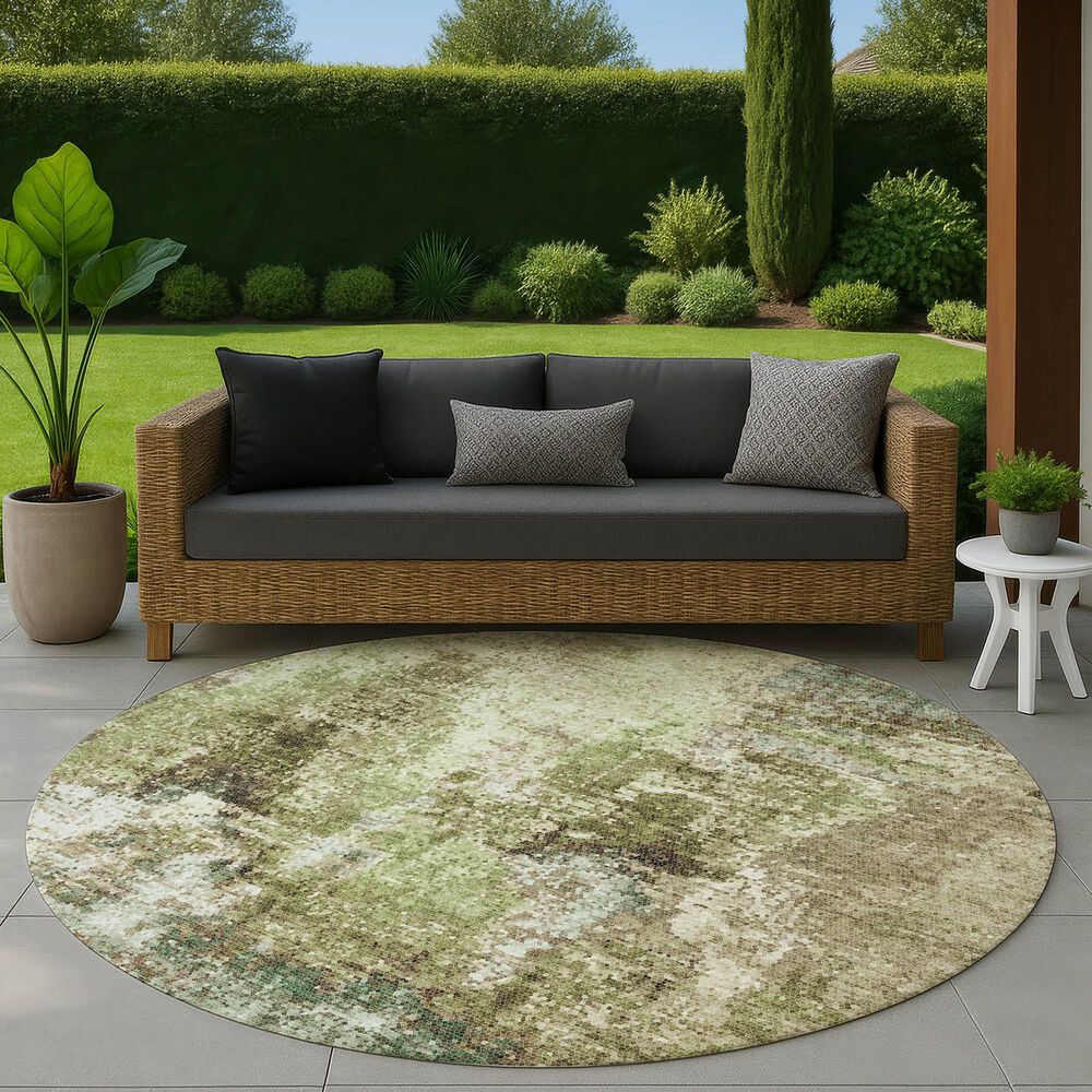 Dalyn Rug Company Lumara Aloe 8' Round Area Rug, , large