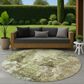 Dalyn Rug Company Lumara Aloe 8" Round Area Rug, , large