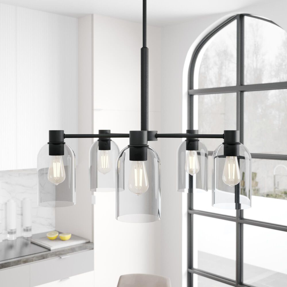 Hunter Lochmeade 5-Light Chandelier in Natural Iron, , large