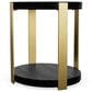 Riverside Furniture Mill River End Table in Black Onyx and Bronze, , large