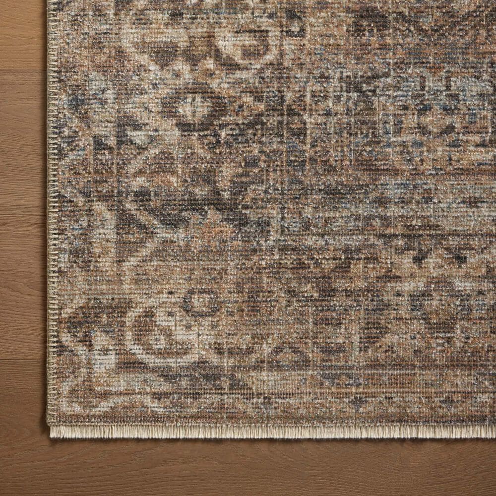 Loloi Heritage 2&#39; x 3&#39; Mocha and Denim Area Rug, , large