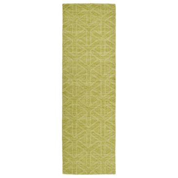 Kaleen Rugs Imprints Modern 2"6" x 8" Wasabi Green Runner, , large