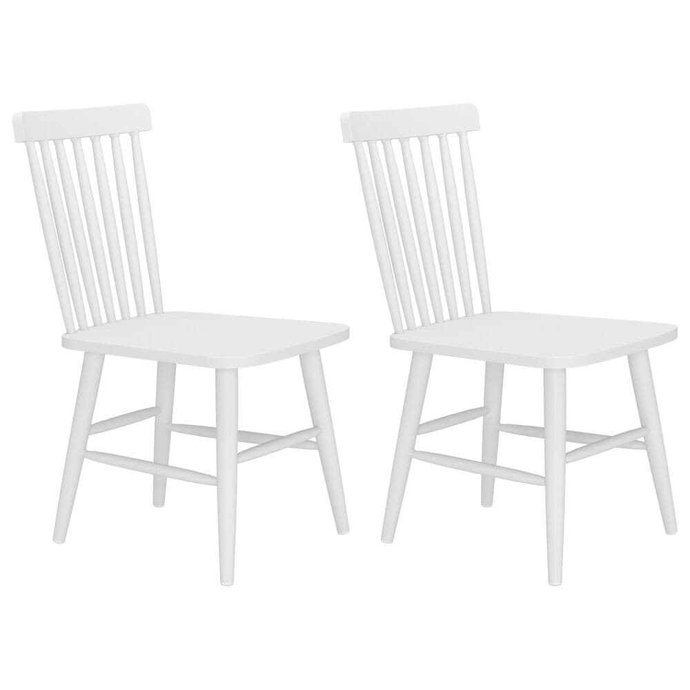 Zuo Modern Zeilen Side Chair in White &#40;Set of 2&#41;, , large