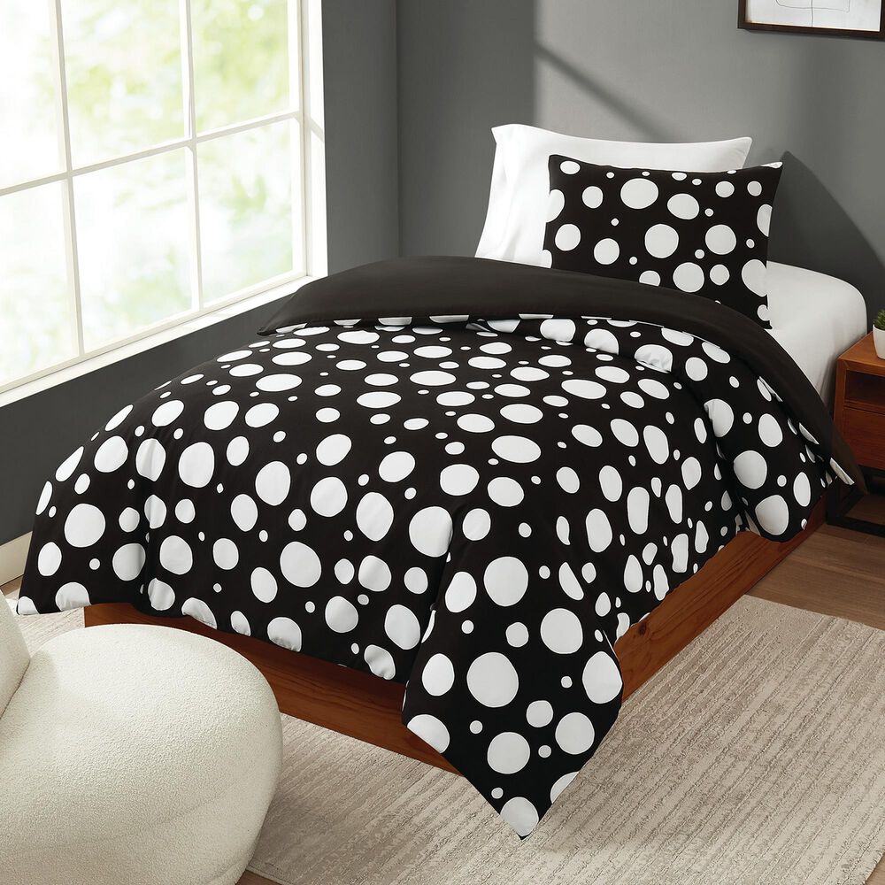 Pem America Sophia 2-Piece Twin/Twin XL Comforter Set in Black and White, , large